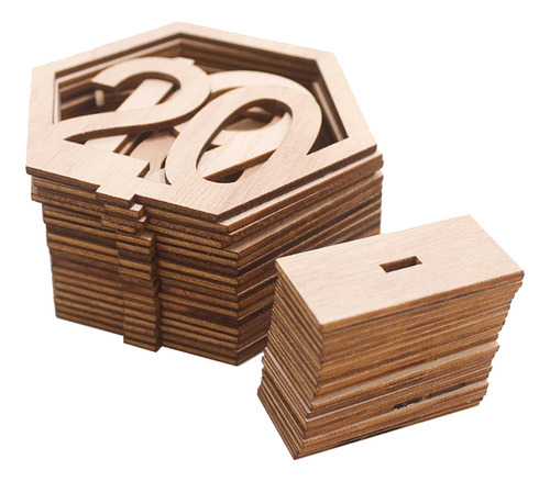 Números De De Madeira 1 20 Conjunto De Decoração Diy