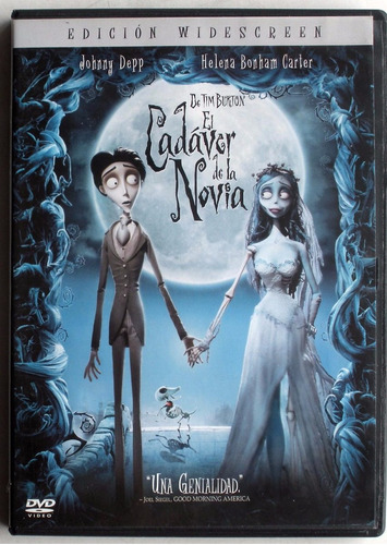 Dvd - El Cadaver De La Novia - Tim Burton - Widescreen