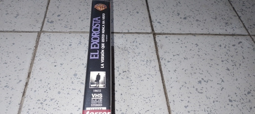 Película El Exorcista Versión Extendida En Vhs Subtitulada