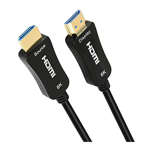 Cable Hdmi Fibra Optica 8k 60hz 4k 120hz Hdcp 2.3 2.2 60mts