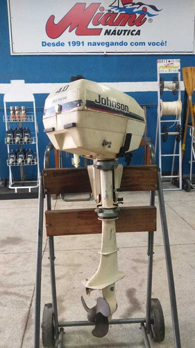 Motor De Popa Jonhson 4 Hp 1998 12 X Cartao