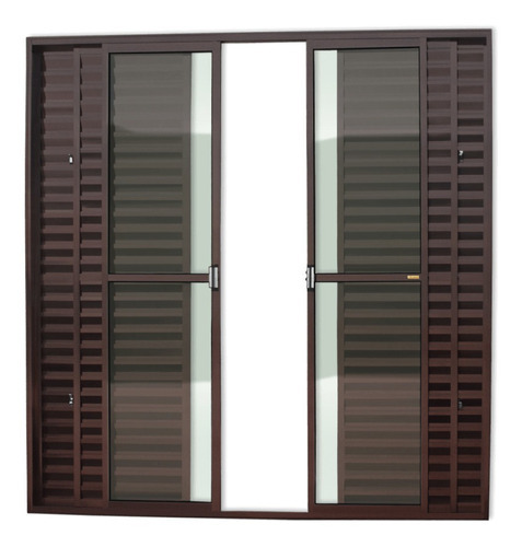 Portabalcao 6f.210 X 200 Super V.liso Marrom Corten Brimak