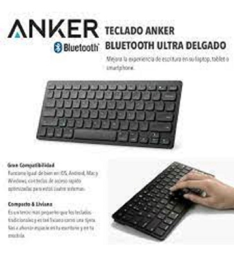 Teclado Inalámbrico Anker Modelo A7726