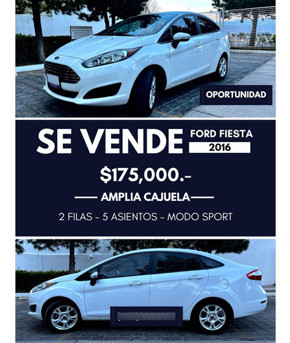 Ford Fiesta 1.6 Se Sedan At