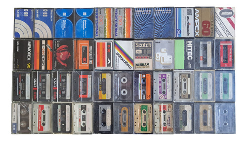 Permuto Antiguo Lote De 44 Cassette Raros Decada 80 - Zwt (Usado)