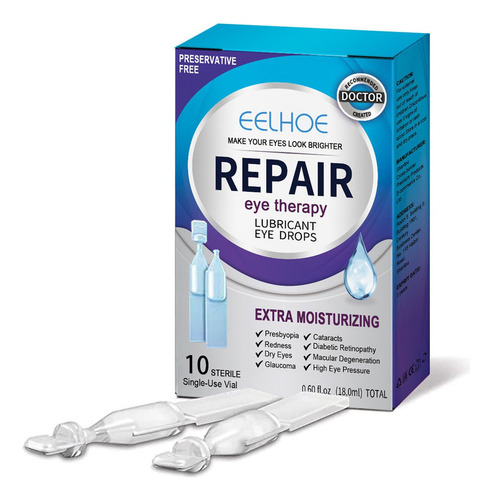 An Gotas Para Ojos Con Visión Borrosa, 18 Ml, Deep Repair,
