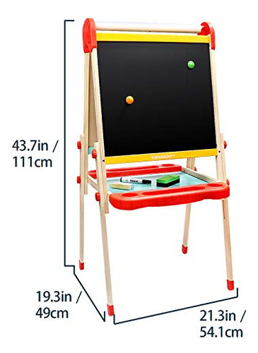 Top Bright Caballete De Madera Para Niños, Caballete