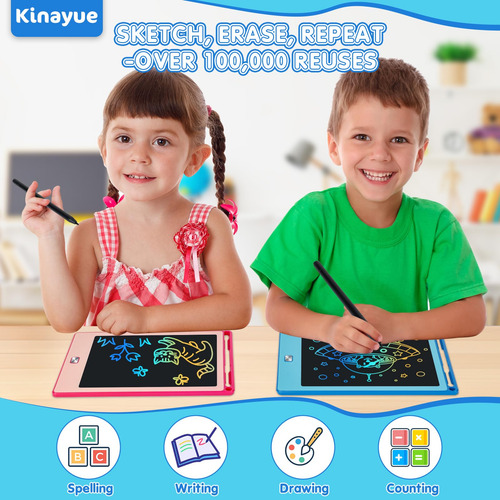 Tableta De Escritura Lcd Kinayue De 8.5 Pulgadas, Paquete De
