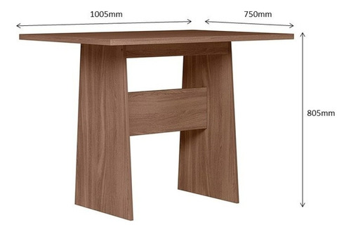 Conjunto Canto Alemão 100x85cm Zurique Completo Wt