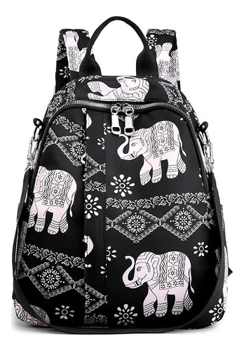 Mochila Vintage Para Mujer Con Estampado De Animales Prints