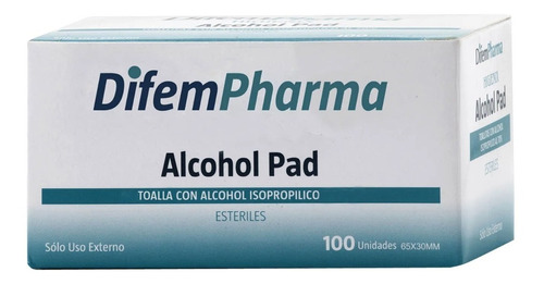 Alcohol Pad Marca Difempharma