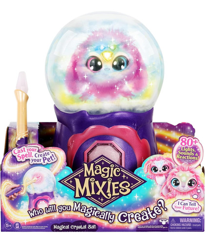 Magic Mixies Bola De Cristal Mágica Con Juguete De Peluche 