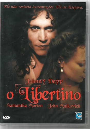 Dvd O Libertino - Johnny Depp, Samantha Morton - Lacrado