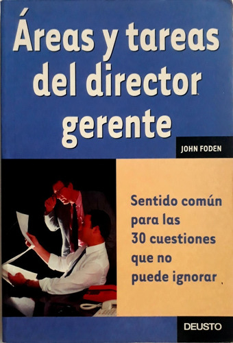 Libro Áreas Y Tareas Del Director Gerente - John Foden 