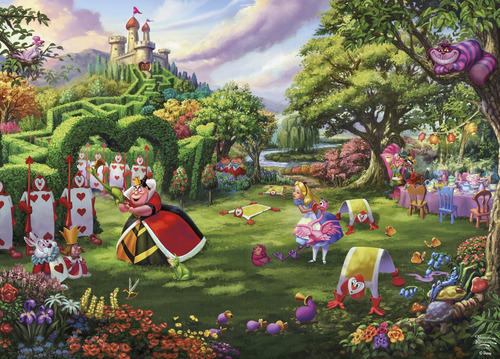 Rompecabezas Ceaco Thomas Kinkade Disney Queen Of Hearts 10