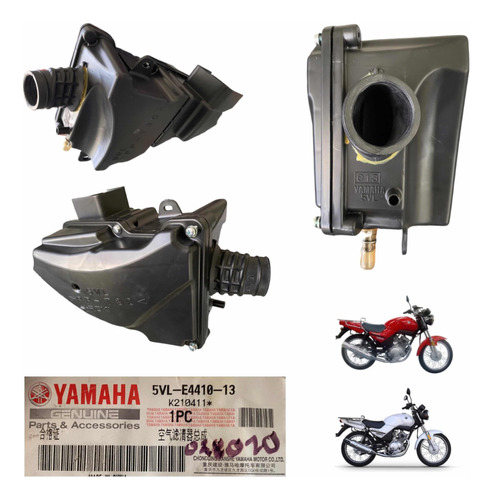 Caja Filtro De Aire Completo Original Yamaha Yb125 Ybr125