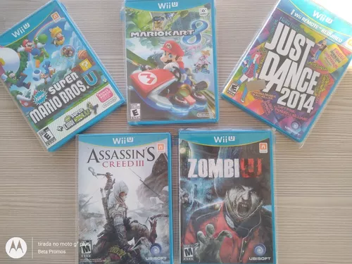 Lote de Jogos Nintendo Wii e Wii U Original - Videogames - Água