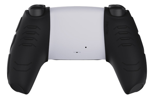 Funda De Silicona Por Separado Con Tapas Para Ps5 Control Color Negro