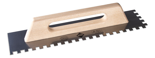 Plancha P/ Empastar Dentada 48cm Mango Madera Rubi 610003016