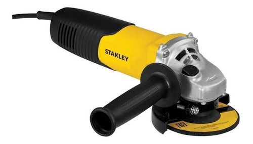 Amoladora angular Stanley STGS8115 color amarillo 850 W 220 V + accesorio