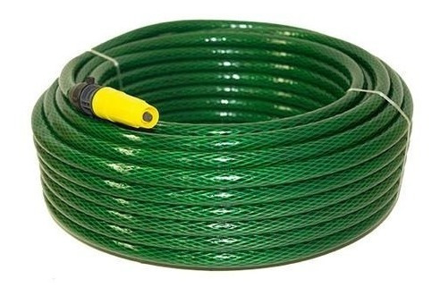 Mangueira Jardim Trançada 10mts Flexivel Verde