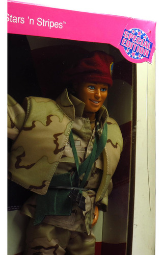Stars Stripes Army Barbie & Ken Deluxe Set Special Edition