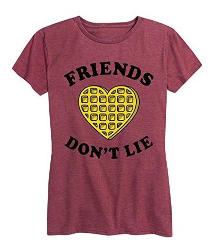 Mensaje Instantáneo Friends Dont Lie Waffle - Camiseta