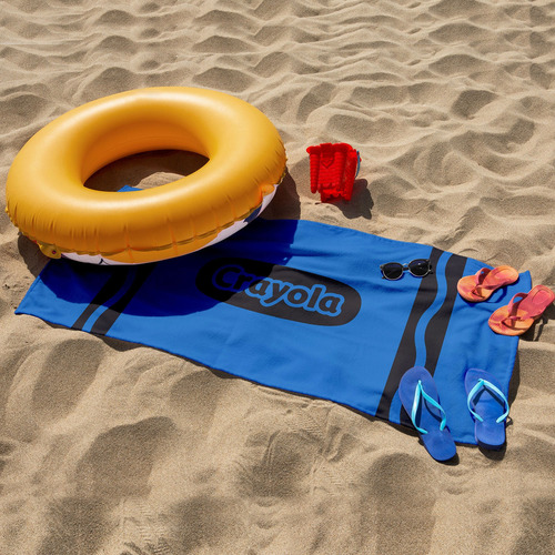 Toalla Premium Para Baño 75x147cm Crayola - Providencia Color Azul Crayola Azul
