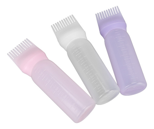 Botella Para Teñir El Cabello, 3 Piezas, Aplicador De Tinte