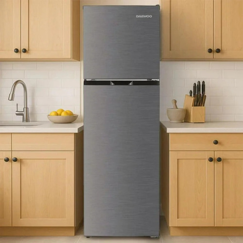 Refrigerador Inverter Daewoo 9 Pies Cúbicos Drt-0920hsbi Color Gris Oscuro