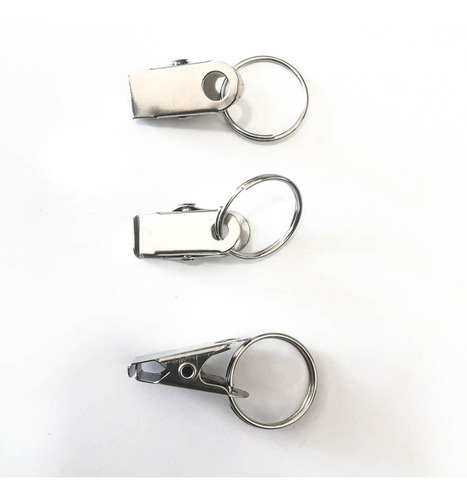 1000 Presilhas Clip Jacaré Com Argola 19 Mm Premium