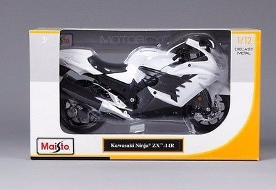 Imagen 2 de 5 de Moto De Colección Nueva Kawasaki Zx14 Escala 1:12 Maisto