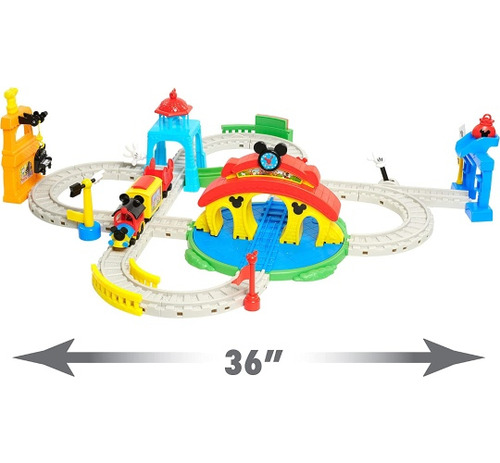 Disney Junior Mickey Mouse, Tren De Juguete C/control Remoto