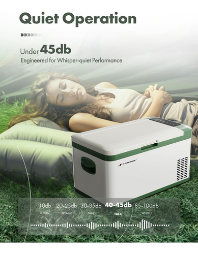 Refrigerador Portátil 12v 21qt/20.1l Para Automóvil Y Casa