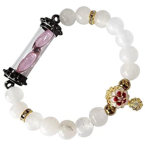 Pulsera Piedras Blancas Suerte Salud Espiritual