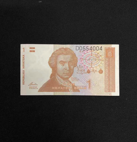 Imagen 2 de 3 de Croacia - Europa - 1 Dinar - Año 1991 - Unc - P# 16