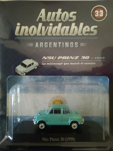 Colección Autos Inolvidables Nsu Prinz 30 (1959) N* 33