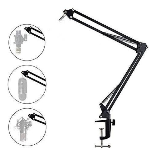 Kit de microfone dinâmico Maono PD200x com suporte Au-B01, cor preta