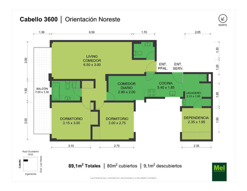 Excelente 3 Ambientes Con Dependencia Y Balcon Al Frente