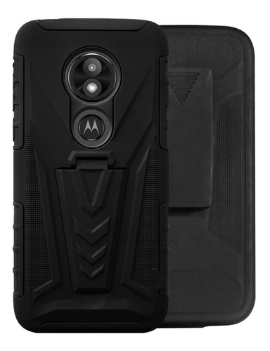 Funda Compatible Con Moto Rudo Protector Motorola + Mica 5d