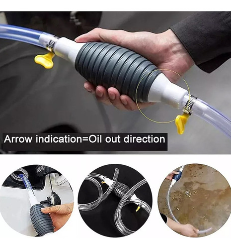 Portátil Líquido Extractor Manual Con Bomba Succión Aceite
