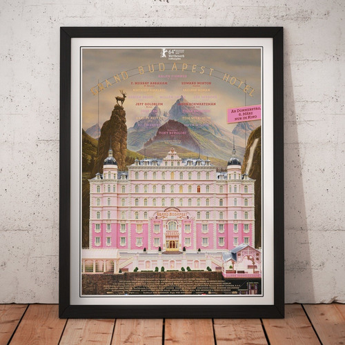 Cuadro Peliculas - Gran Hotel Budapest - Movie Poster