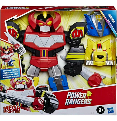 Figura Megazord Mega Mighties Power Rangers Playskool Heroes