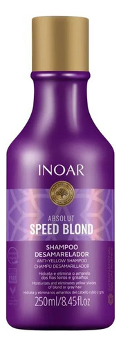 Inoar Absolut Speed Blond Shampoo Desamarelador 250ml