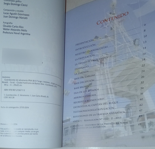 Revista Guardacostas De Salvamento Pna Tango -prefectura N.a (Usado)