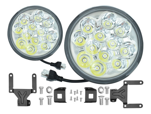 Par De Faros Automotrices Redonos Led 5 Pulgadas Alta Baja