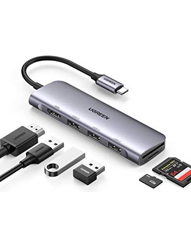 Ugreen. Hub Usb-c, Adaptador 6 En 1