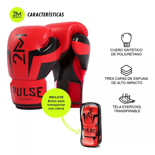 Guantes De Boxeo 2m Sports 16 Oz Kick Boxing Profesional