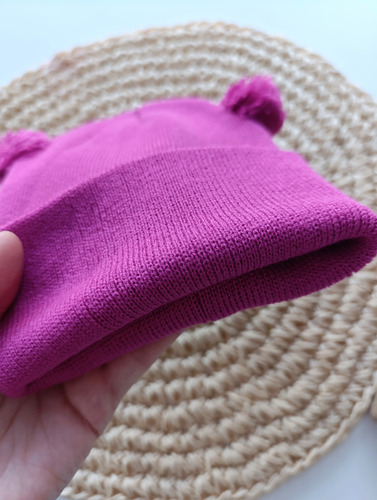 Gorro De Lana Para Bebe Gorrito Invierno Bebe Pompon 7 Unico Lana Cashmilon