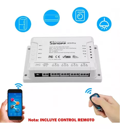 AC 90V a 264V Wifi Módulo de interruptor de control remoto inalámbrico para  Smart Home